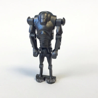 LEGO Minifigure -- Super Battle Droid - Pearl Dark Gray-Star Wars -- SW0092 -- Creative Brick Builders